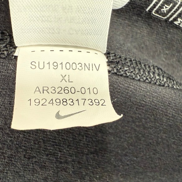 Nike Womens Leggings All Over Print Just Do It Black White XL AR3260 Leg A See - Picture 9 of 10